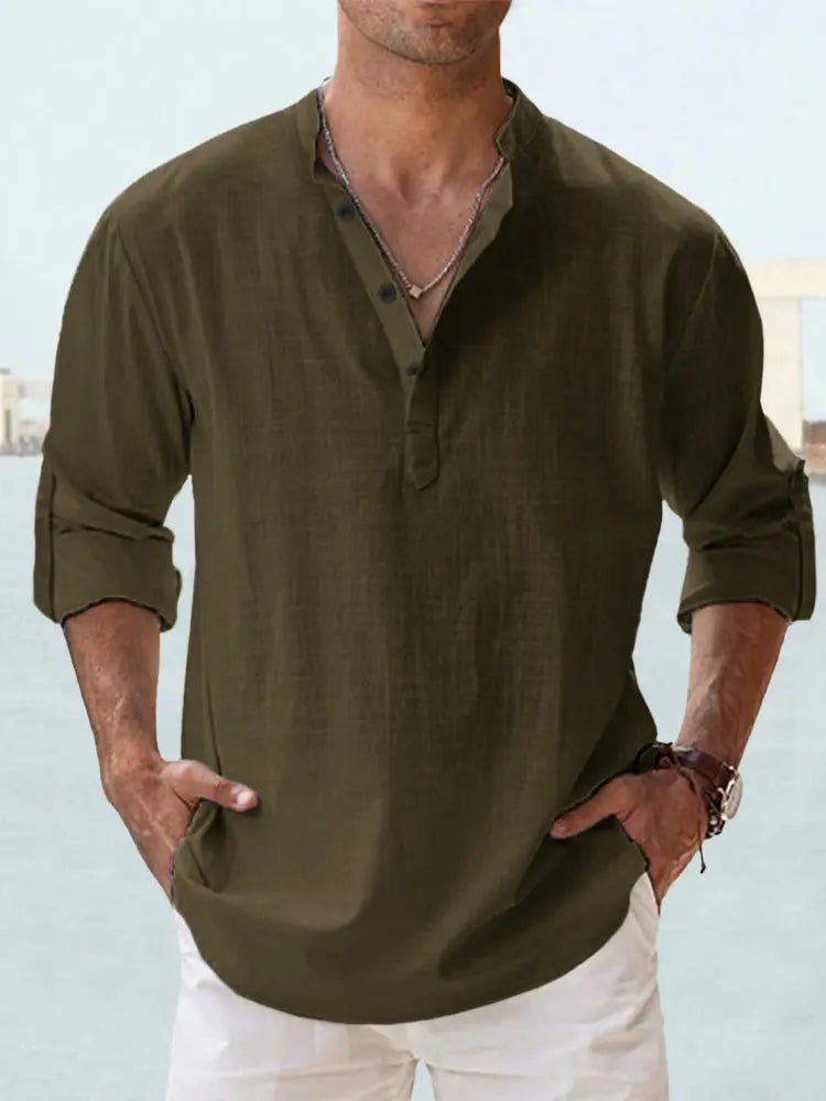 The Effortless Linen-Blend Summer Shirt: Stay Cool, Look Sharp - Undefyning Lynes