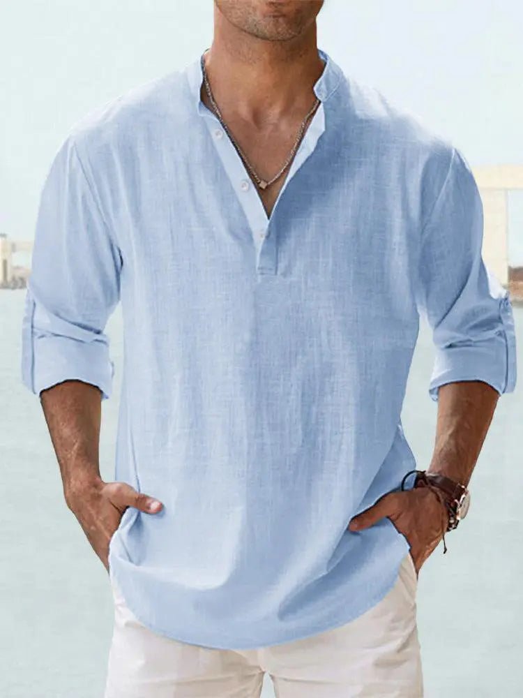 The Effortless Linen-Blend Summer Shirt: Stay Cool, Look Sharp - Undefyning Lynes