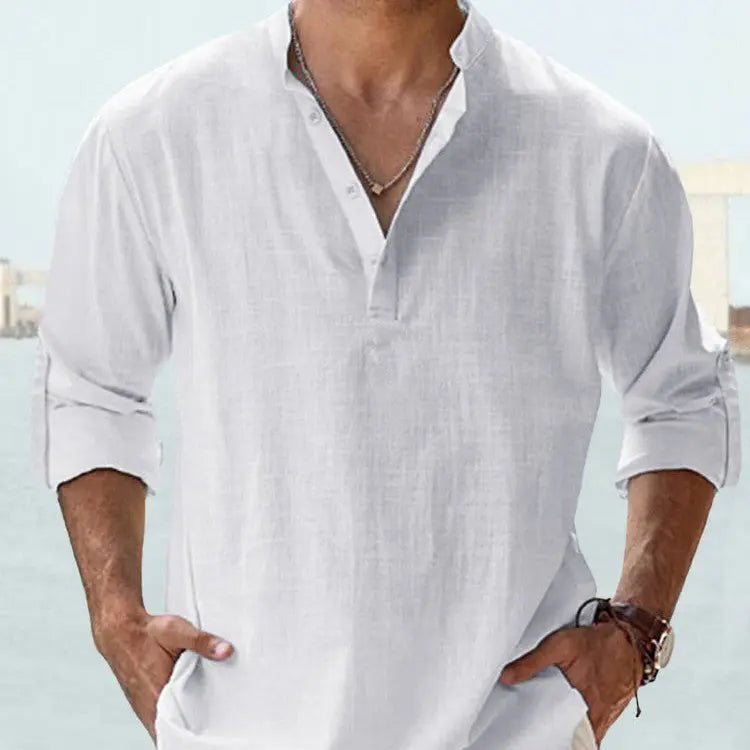 The Effortless Linen-Blend Summer Shirt: Stay Cool, Look Sharp - Undefyning Lynes