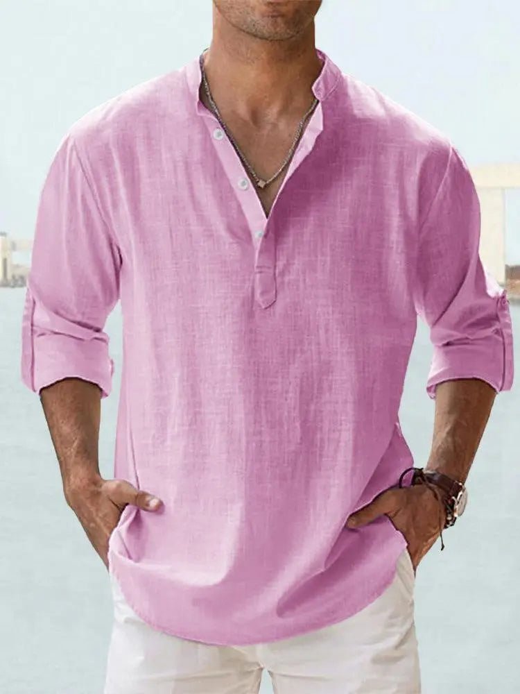 The Effortless Linen-Blend Summer Shirt: Stay Cool, Look Sharp - Undefyning Lynes