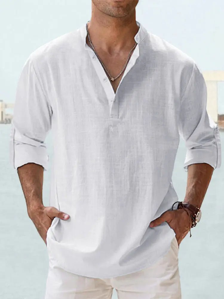 The Effortless Linen-Blend Summer Shirt: Stay Cool, Look Sharp - Undefyning Lynes