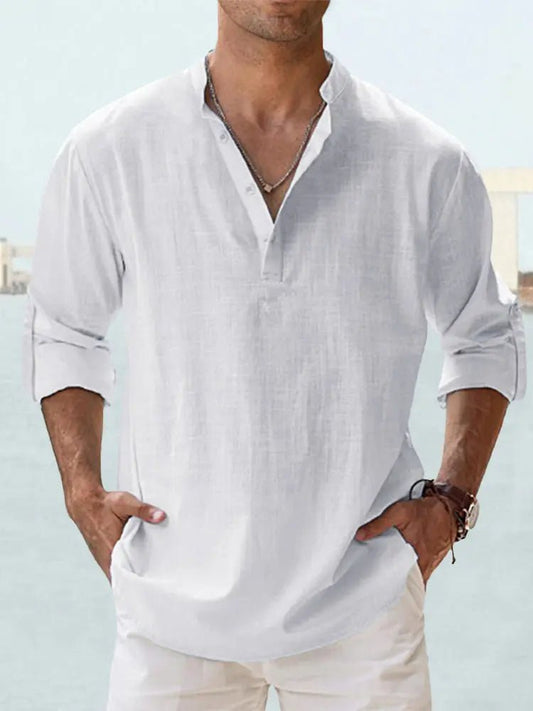 The Effortless Linen-Blend Summer Shirt: Stay Cool, Look Sharp - Undefyning Lynes