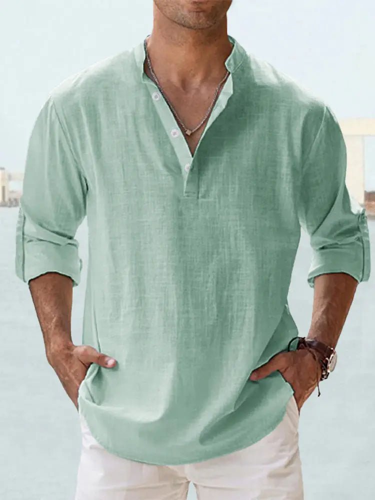 The Effortless Linen-Blend Summer Shirt: Stay Cool, Look Sharp - Undefyning Lynes