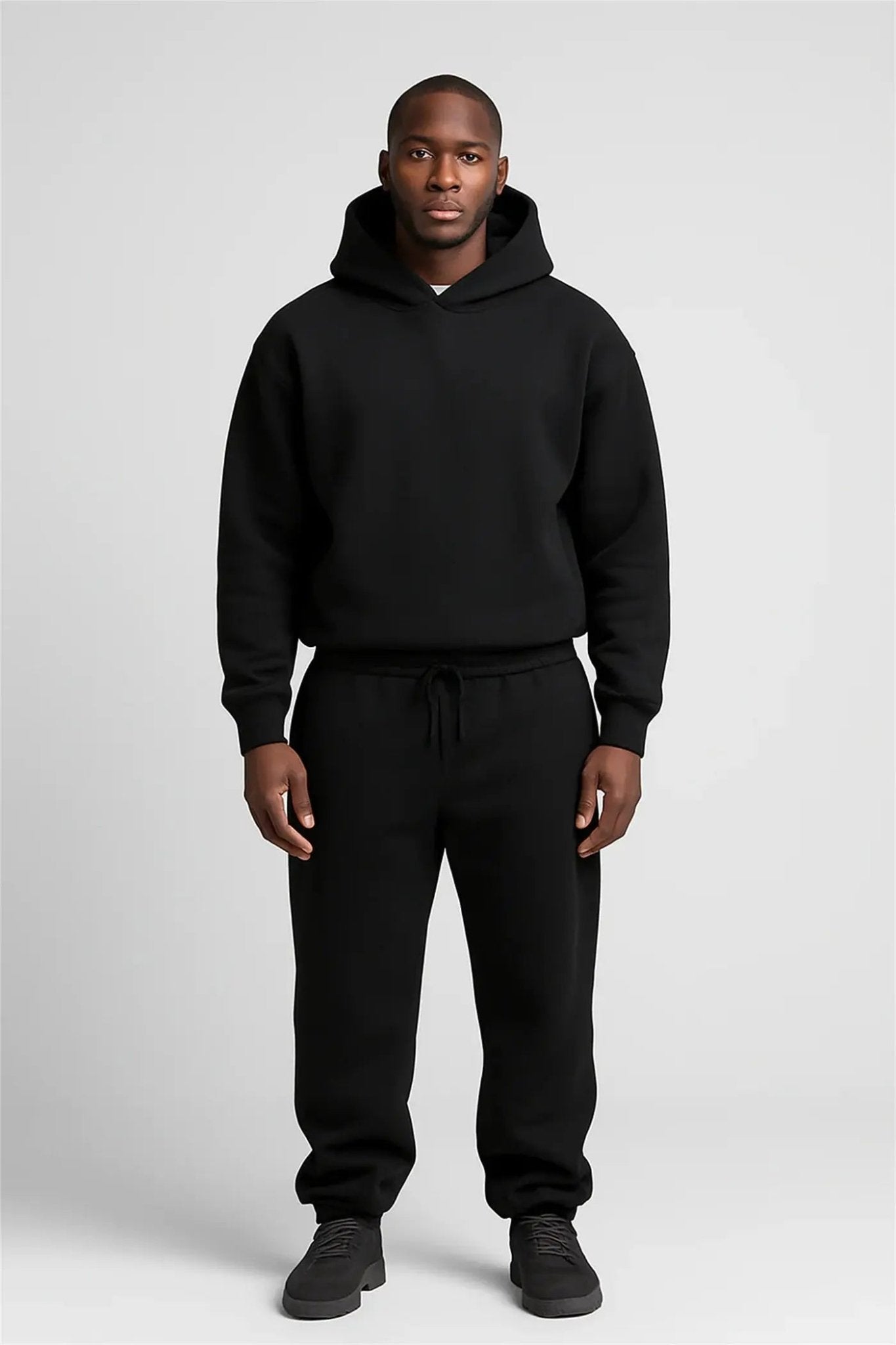 The Effortless Lounge Set: Premium Oversized Cotton Blend Sportswear - Undefyning Lynes