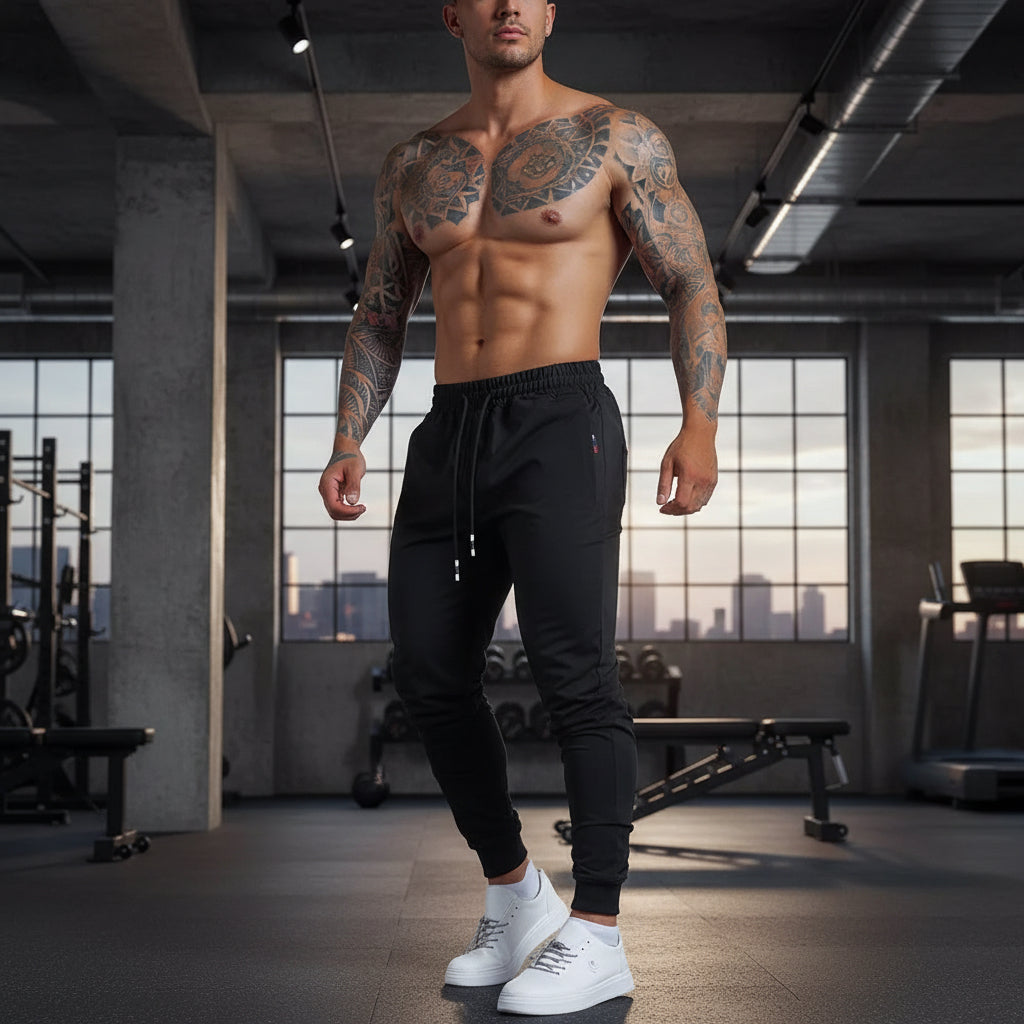 The Elevated Cargo Jogger — Men's High-Waist Athletic Cargo Sweatpants - Undefyning Lynes