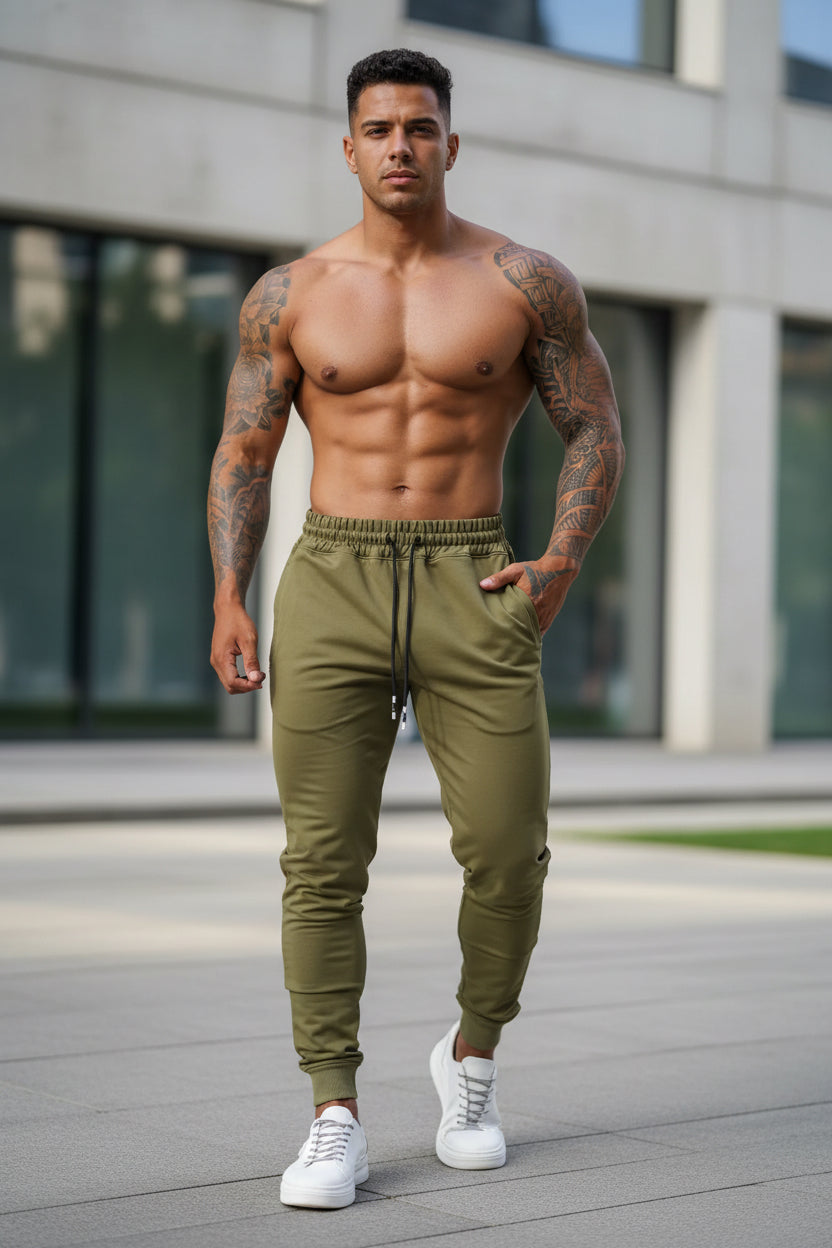 The Elevated Cargo Jogger — Men's High-Waist Athletic Cargo Sweatpants - Undefyning Lynes