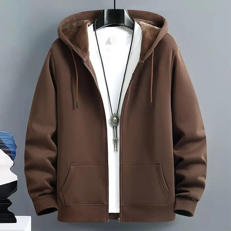 The Everyday Essential: Men’s Cotton Hooded Cardigan - Undefyning Lynes