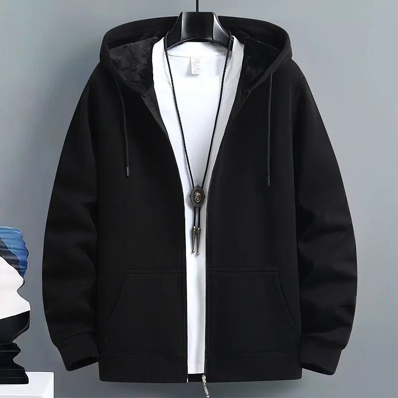 The Everyday Essential: Men’s Cotton Hooded Cardigan - Undefyning Lynes