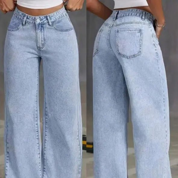 The Everyday High-Rise Straight Leg Jean: Comfort That Flatters - Undefyning Lynes