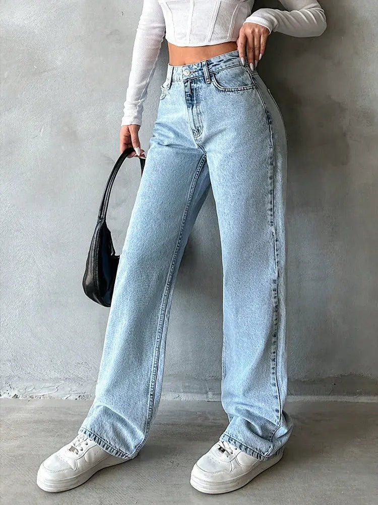 The Everyday High-Rise Straight Leg Jean: Comfort That Flatters - Undefyning Lynes