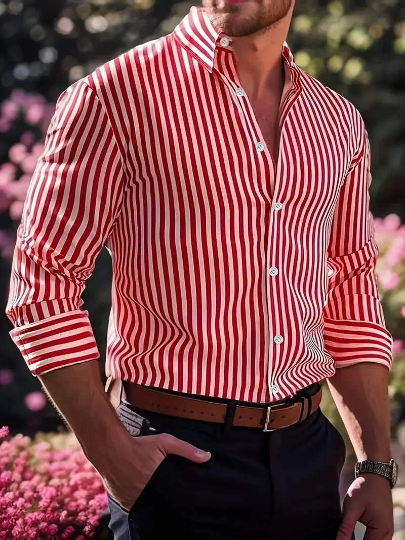 The Everyday Stripe Long-Sleeve: Effortless Style for Work & Weekend - Undefyning Lynes