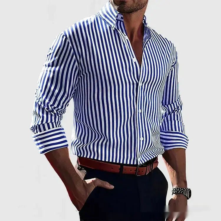 The Everyday Stripe Long-Sleeve: Effortless Style for Work & Weekend - Undefyning Lynes