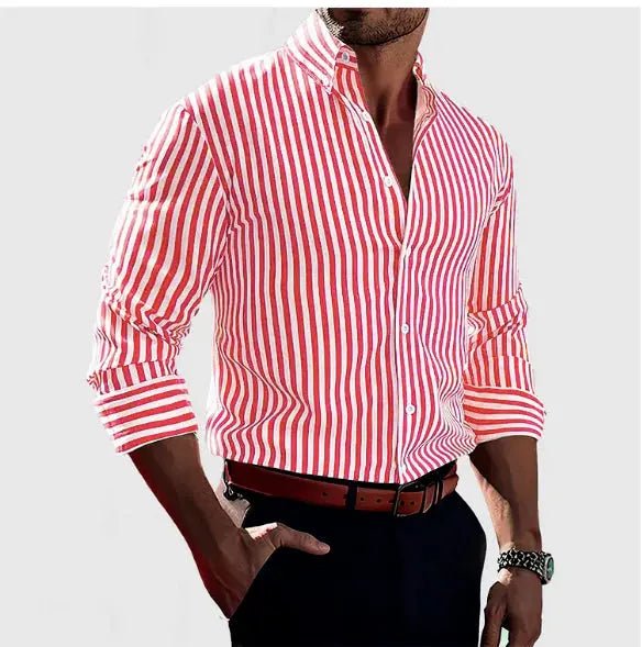The Everyday Stripe Long-Sleeve: Effortless Style for Work & Weekend - Undefyning Lynes