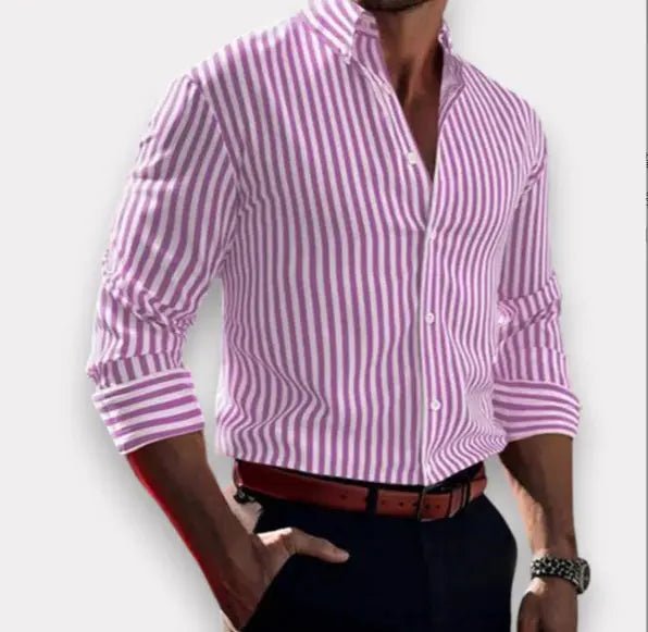 The Everyday Stripe Long-Sleeve: Effortless Style for Work & Weekend - Undefyning Lynes
