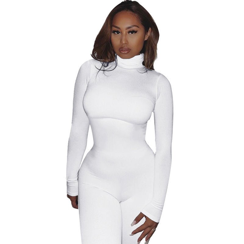 The FleeceFlow Jumpsuit – Women's Long Sleeve Fleece-Lined Yoga Jumpsuit - Undefyning Lynes