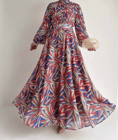 The High Neck Belted Maxi – Women's Modest Elegance Belted Maxi Dress - Undefyning Lynes