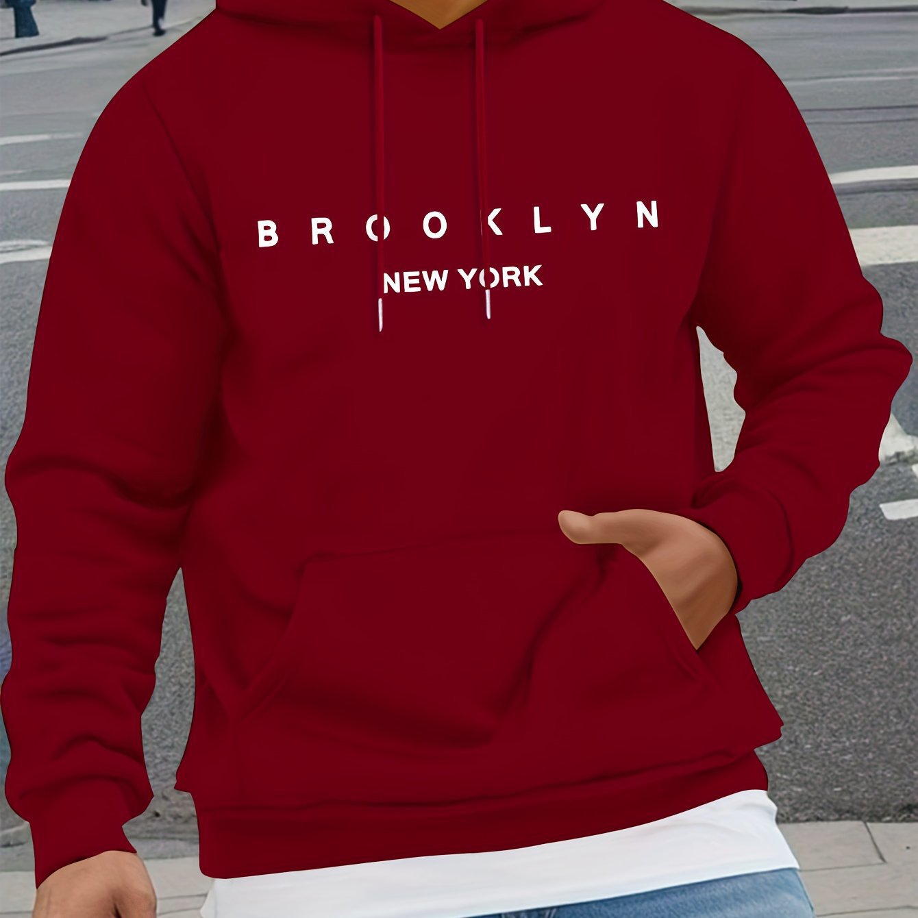 The Letter Hoodie – Men's Relaxed-Fit Letter-Print Pullover Sweatshirt - Undefyning Lynes
