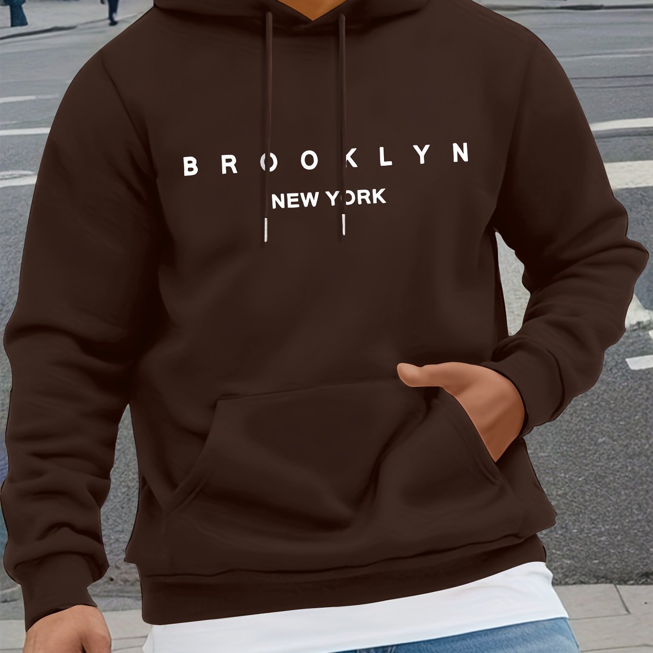 The Letter Hoodie – Men's Relaxed-Fit Letter-Print Pullover Sweatshirt - Undefyning Lynes