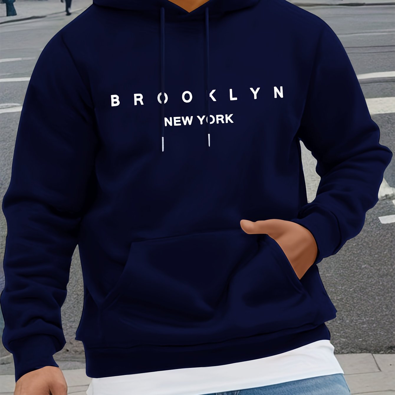 The Letter Hoodie – Men's Relaxed-Fit Letter-Print Pullover Sweatshirt - Undefyning Lynes