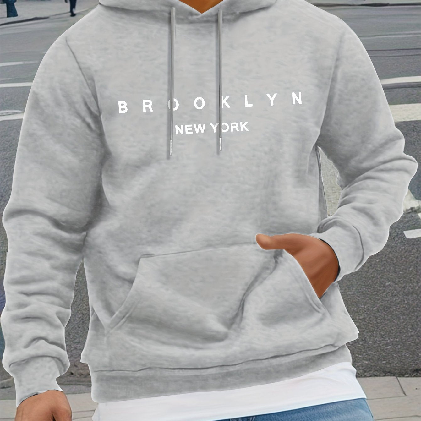 The Letter Hoodie – Men's Relaxed-Fit Letter-Print Pullover Sweatshirt - Undefyning Lynes