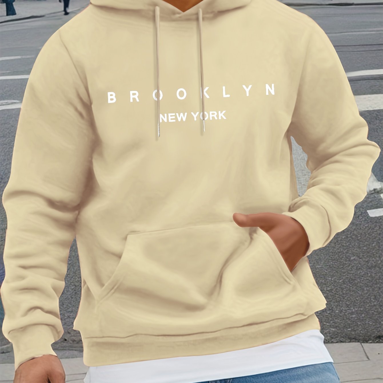 The Letter Hoodie – Men's Relaxed-Fit Letter-Print Pullover Sweatshirt - Undefyning Lynes