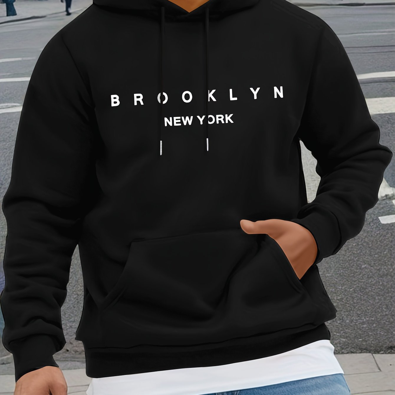 The Letter Hoodie – Men's Relaxed-Fit Letter-Print Pullover Sweatshirt - Undefyning Lynes
