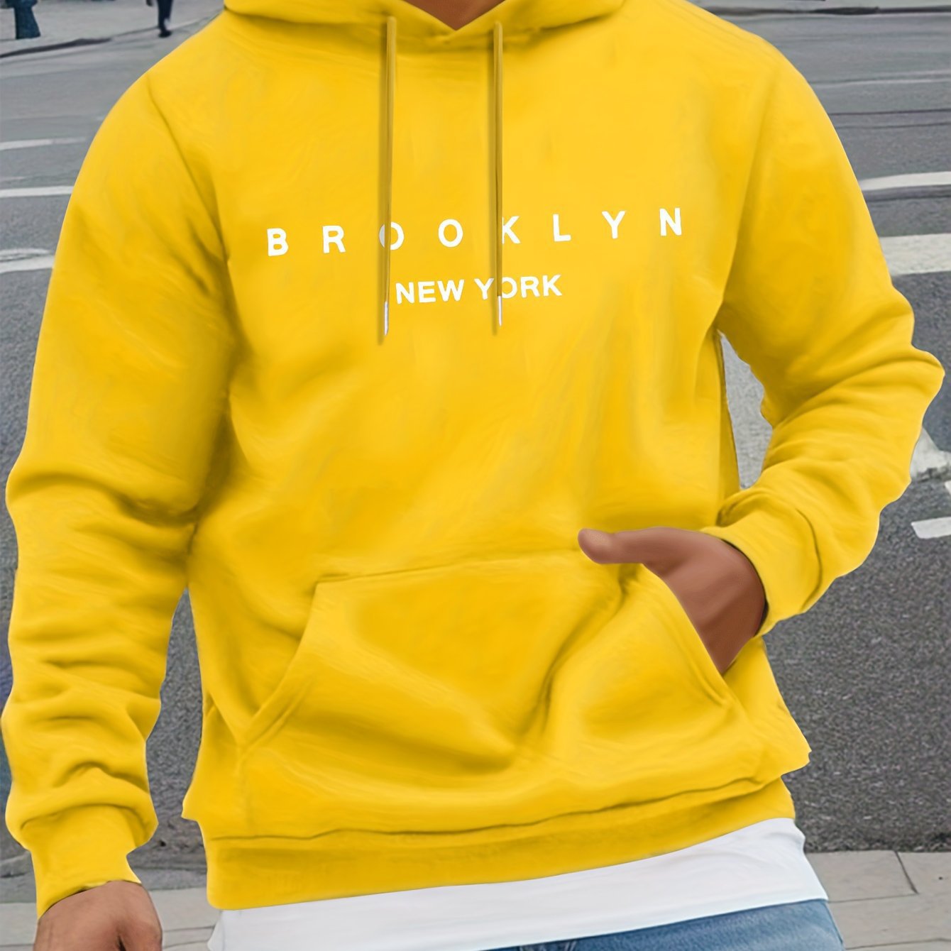 The Letter Hoodie – Men's Relaxed-Fit Letter-Print Pullover Sweatshirt - Undefyning Lynes