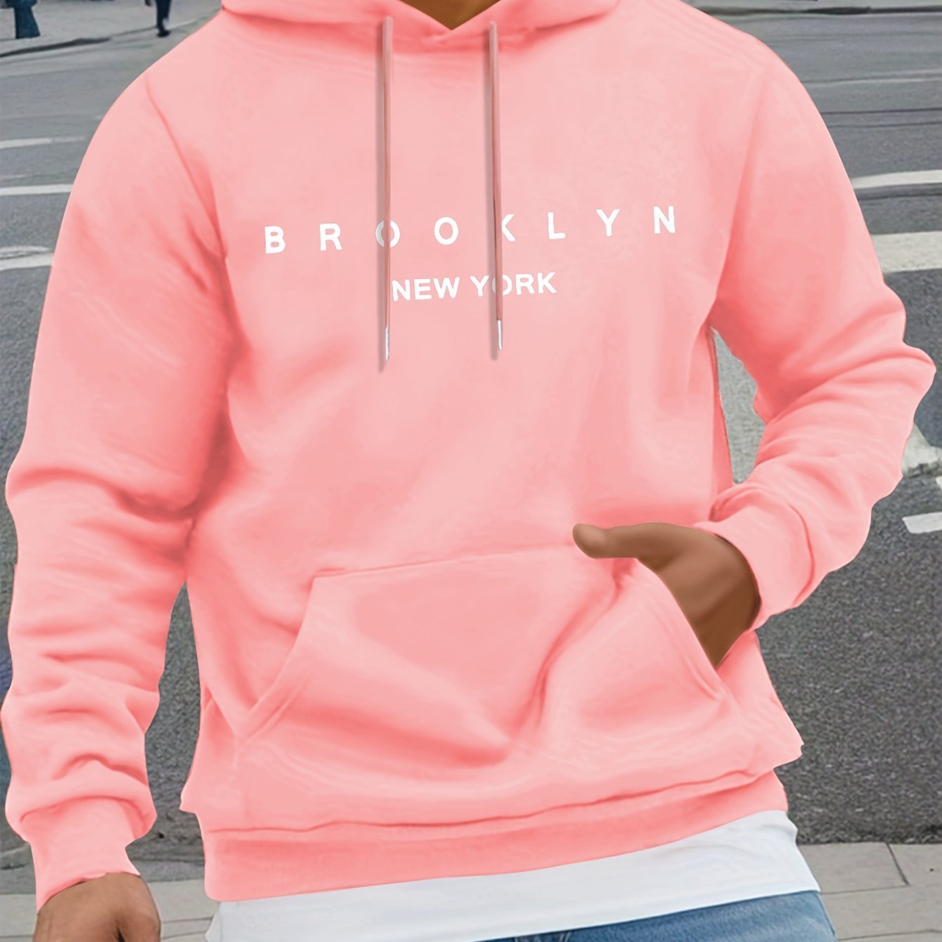 The Letter Hoodie – Men's Relaxed-Fit Letter-Print Pullover Sweatshirt - Undefyning Lynes