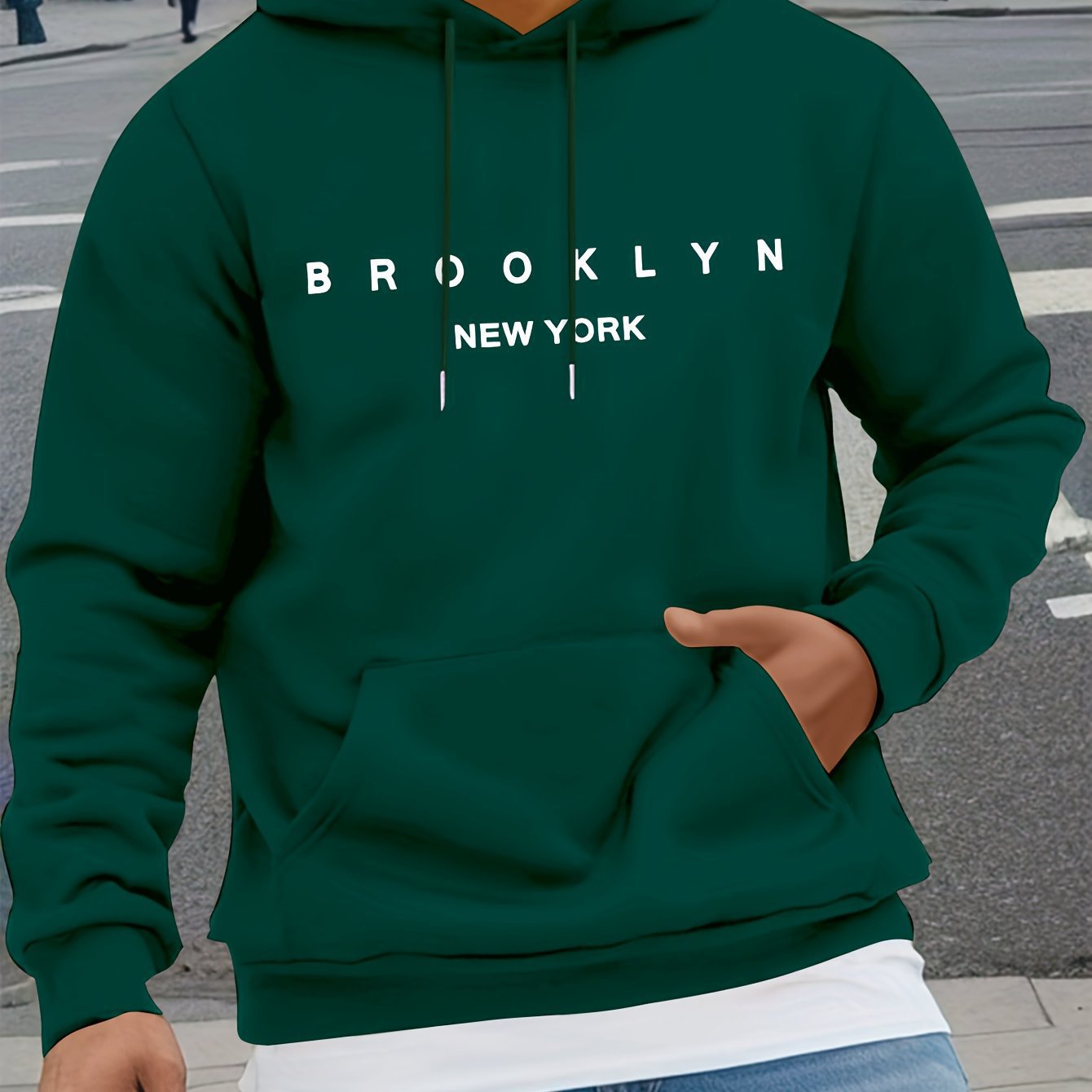 The Letter Hoodie – Men's Relaxed-Fit Letter-Print Pullover Sweatshirt - Undefyning Lynes