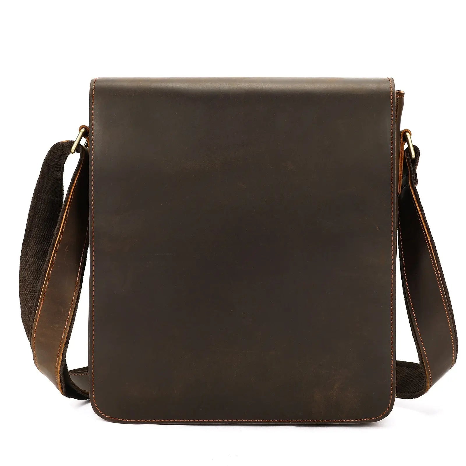 The Maverick: Men's Premium Crazy Horse Leather Everyday Crossbody Bag - Undefyning Lynes