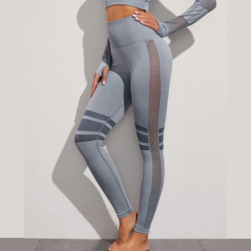 The MeshCut Legging – Women's Mesh Cut-Out Breathable Yoga Leggings - Undefyning Lynes