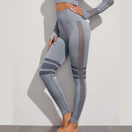 The MeshCut Legging – Women's Mesh Cut-Out Breathable Yoga Leggings - Undefyning Lynes