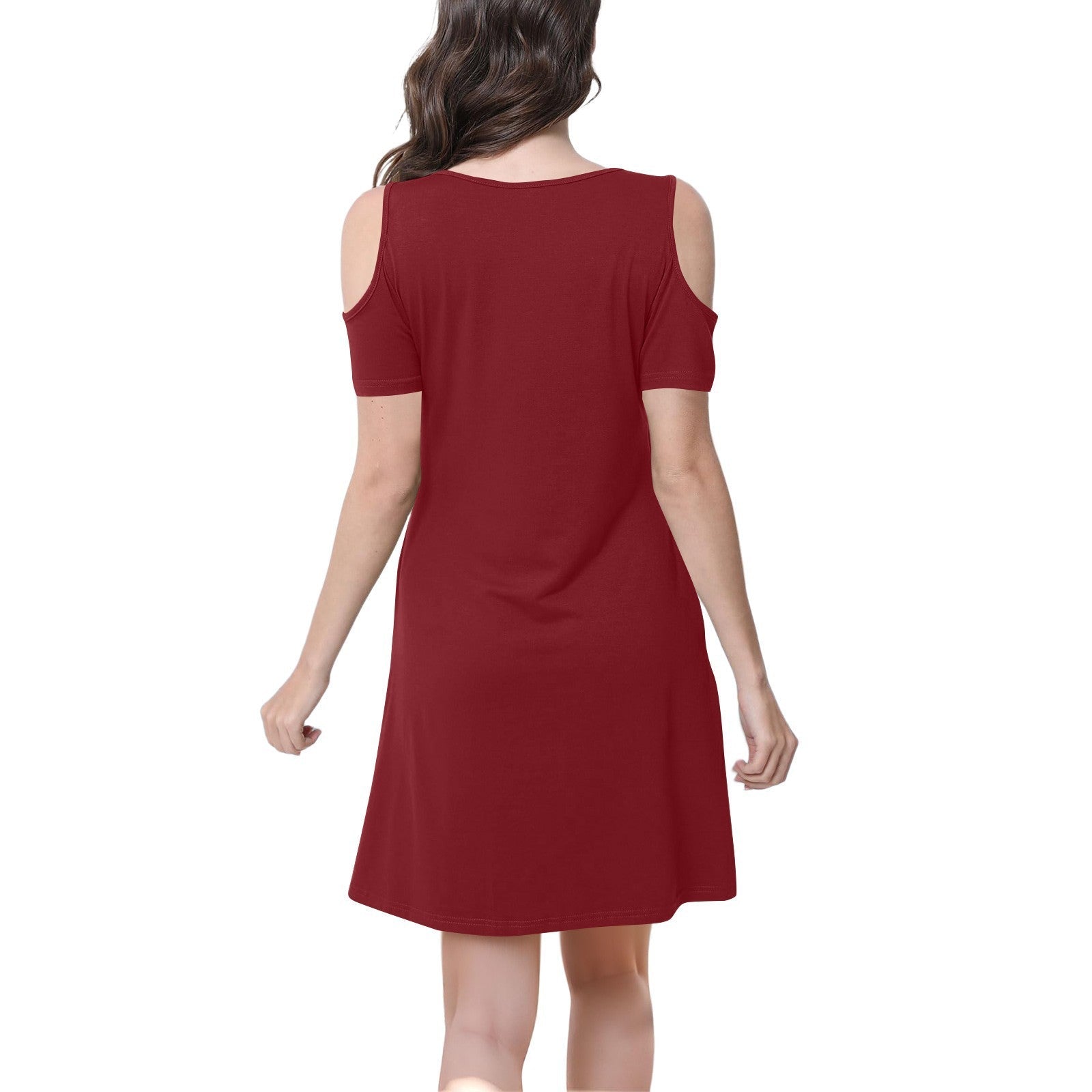 The OffShoulder Skirt – Women's Solid-Color Elegant Off-Shoulder Midi Skirt - Undefyning Lynes