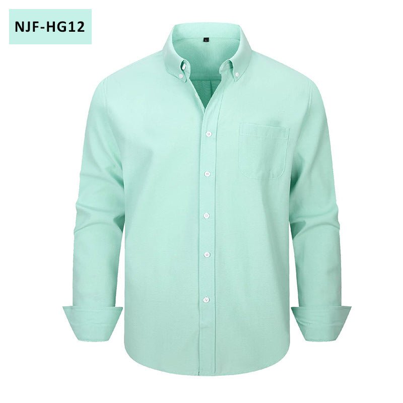The Oxford — Men's Long-Sleeve Casual Button-Down Shirt - Undefyning Lynes