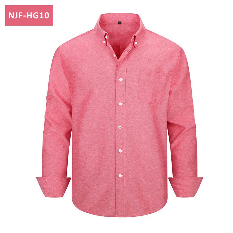 The Oxford — Men's Long-Sleeve Casual Button-Down Shirt - Undefyning Lynes