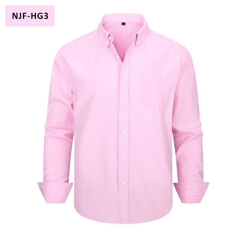 The Oxford — Men's Long-Sleeve Casual Button-Down Shirt - Undefyning Lynes