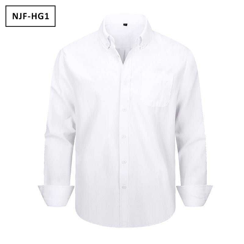 The Oxford — Men's Long-Sleeve Casual Button-Down Shirt - Undefyning Lynes