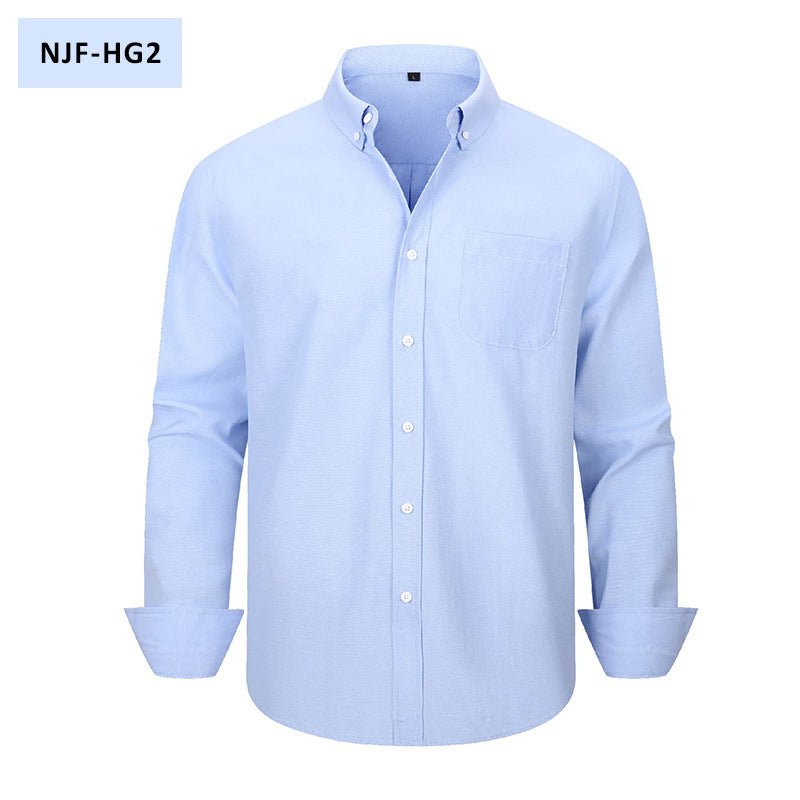 The Oxford — Men's Long-Sleeve Casual Button-Down Shirt - Undefyning Lynes