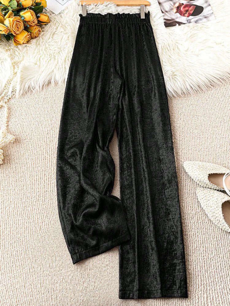 The Pleat Straight Trouser – Women's Tailored Pleated Straight-Leg Trousers - Undefyning Lynes