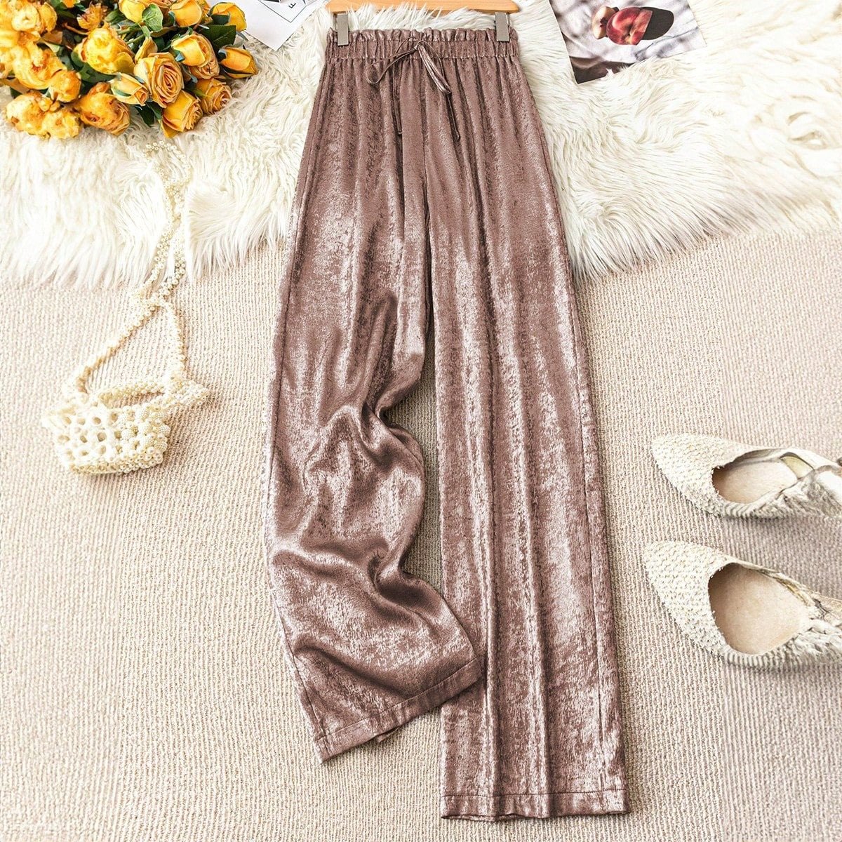 The Pleat Straight Trouser – Women's Tailored Pleated Straight-Leg Trousers - Undefyning Lynes