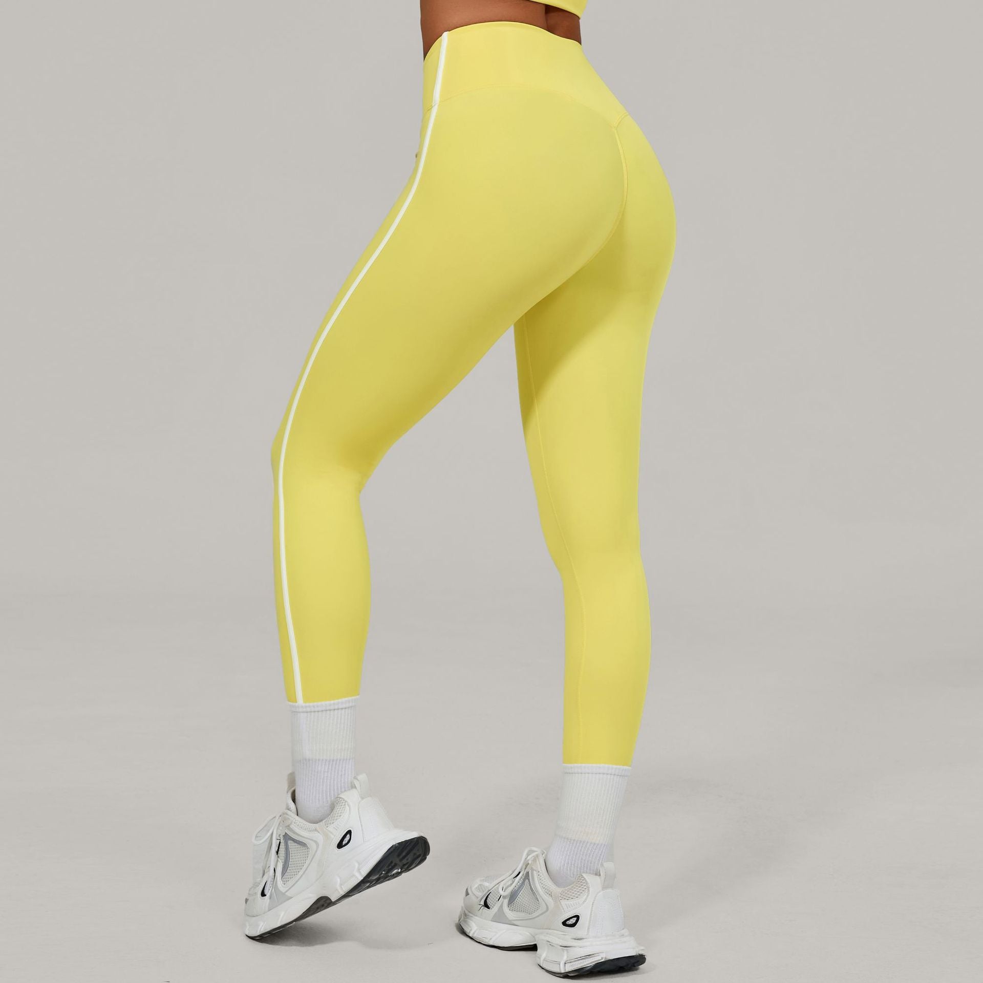 The PleatFlow Yoga Pant – Women's High-Waisted Pleat Detail Yoga Pants - Undefyning Lynes