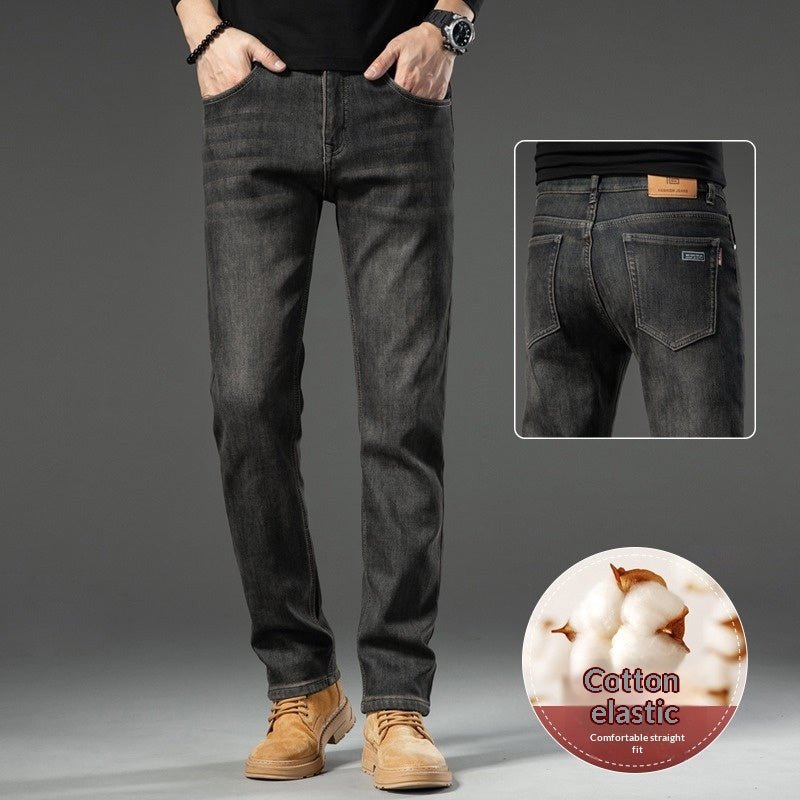 The Retro Slim — Men's Slim-Fit Straight-Cut Casual Pants - Undefyning Lynes