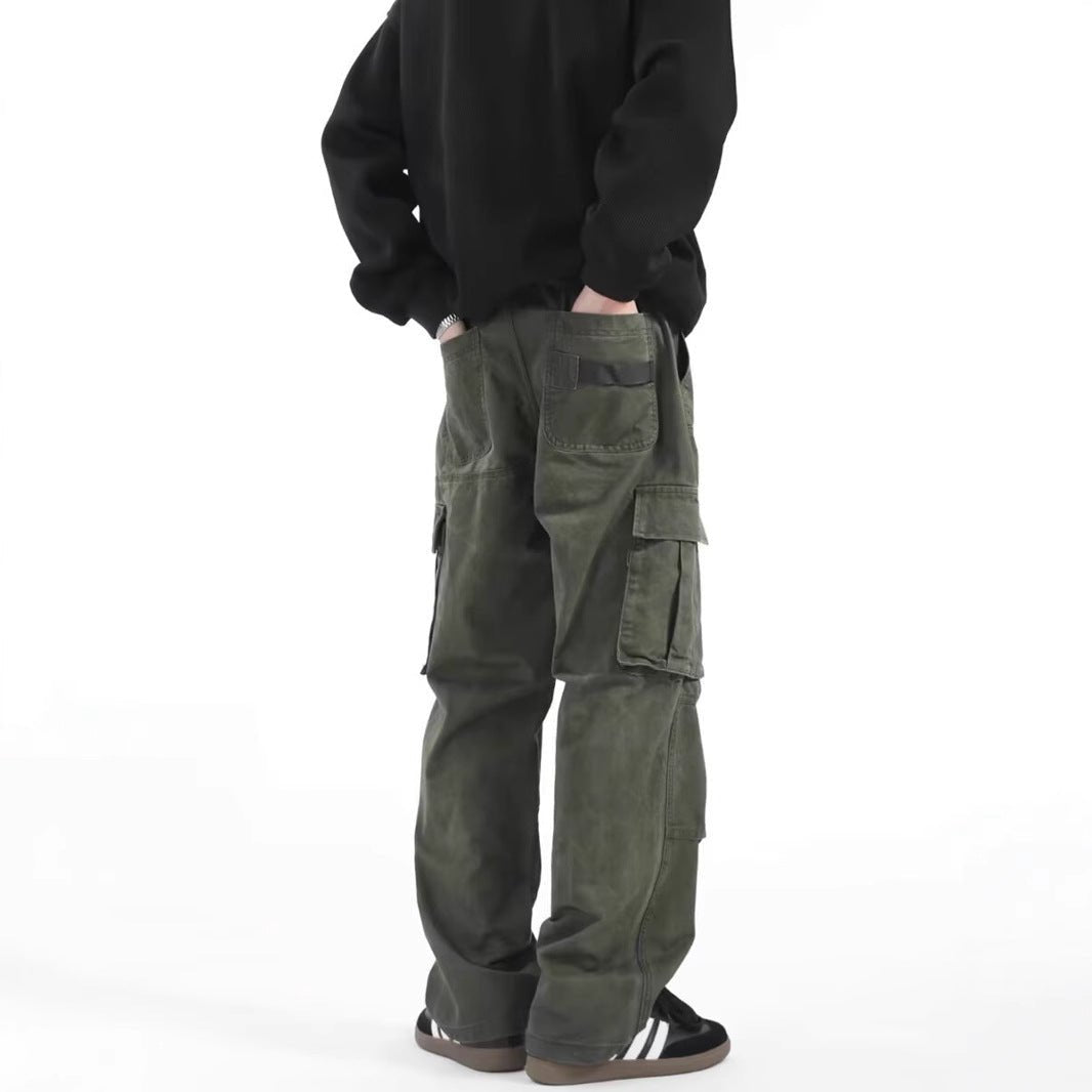 The Retro Work Cargo — Men's 100% Cotton High-Street Cargo Pants - Undefyning Lynes