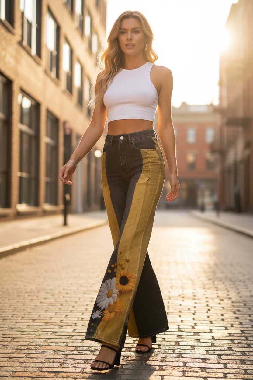 The RetroFlare Jean – Women's Essential Retro Flared Denim - Undefyning Lynes