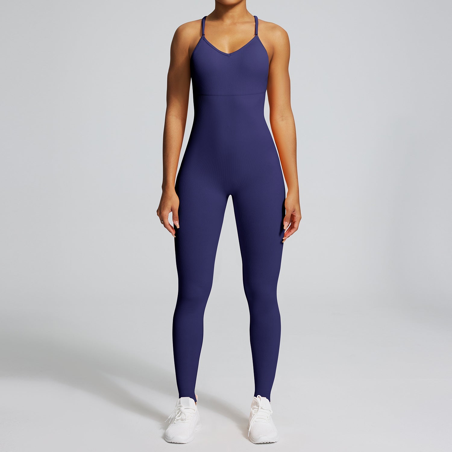 The Sculpt Support Jumpsuit – Women's High-Compression Seamless Yoga Jumpsuit - Undefyning Lynes