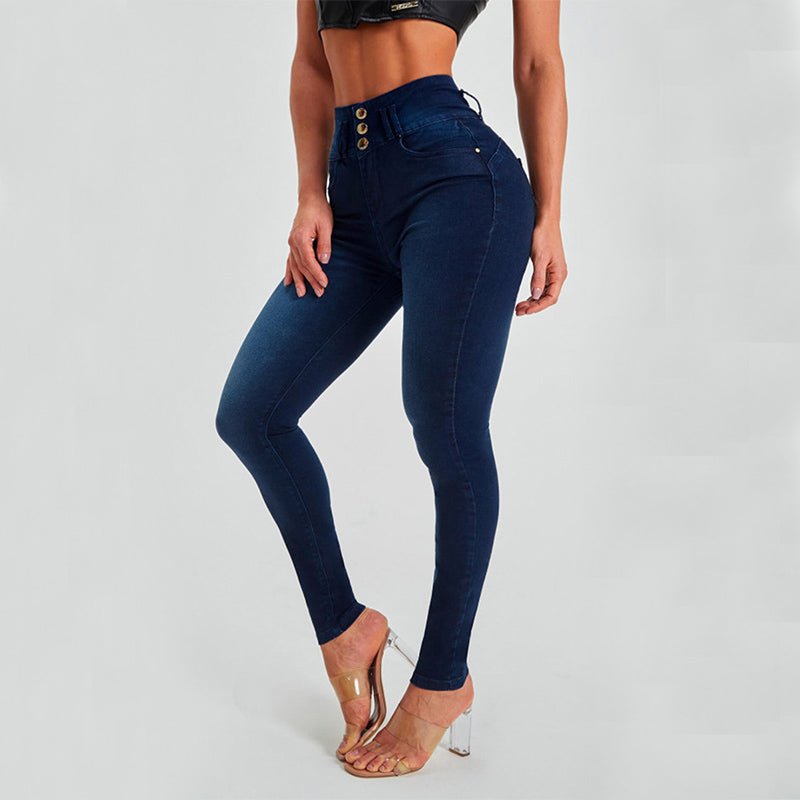 The SculptSkinny Jean – Women's High-Waist Tight Stretch Shaping Denim - Undefyning Lynes