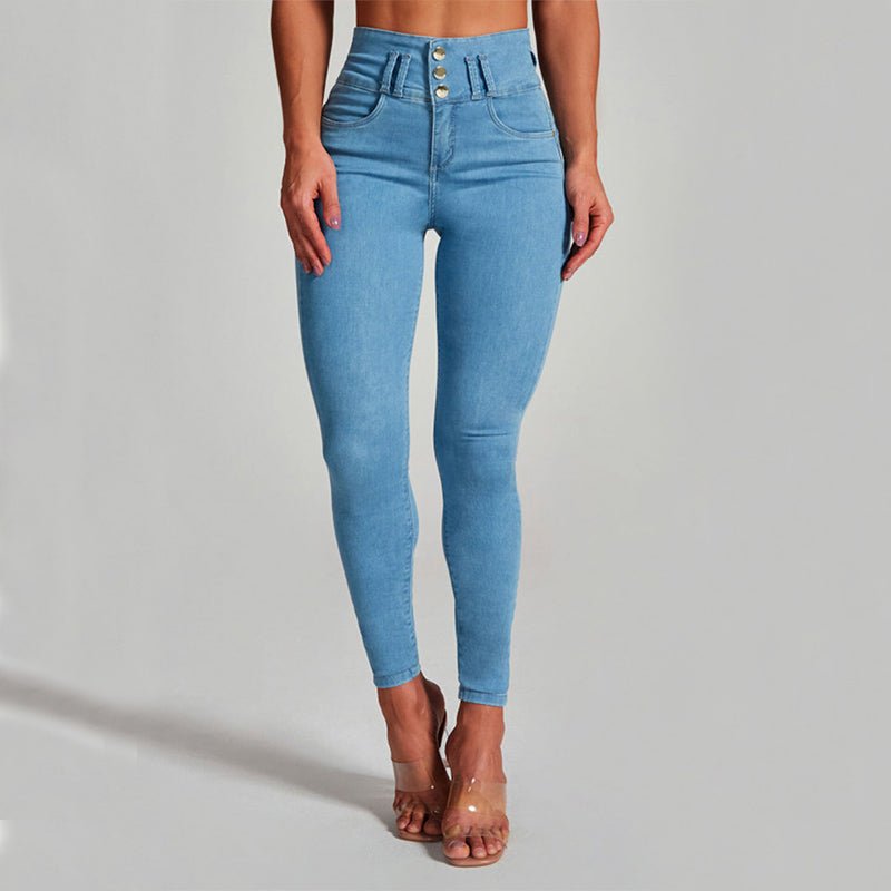 The SculptSkinny Jean – Women's High-Waist Tight Stretch Shaping Denim - Undefyning Lynes