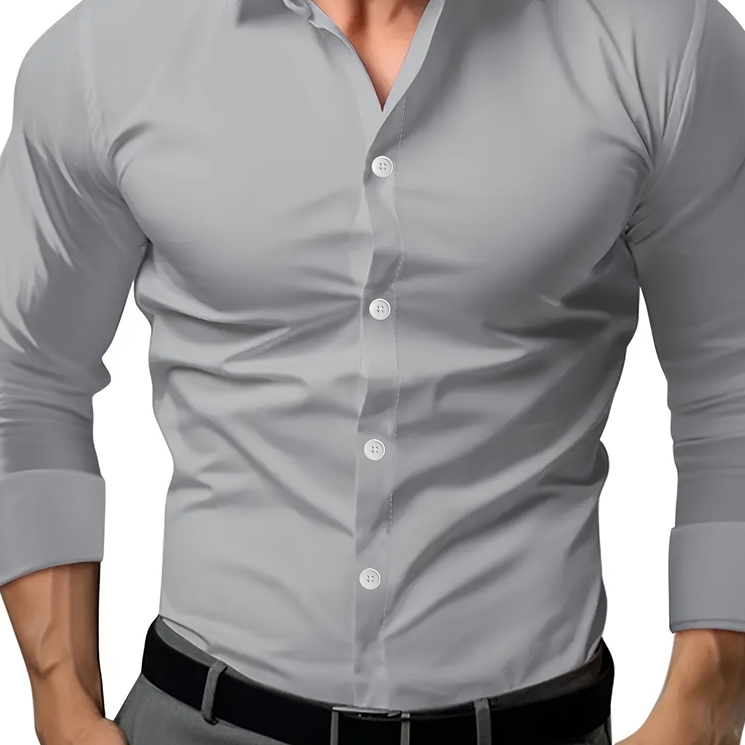 The Sheer Edge Linen Dress Shirt – Men's Semi-Sheer Short Sleeve - Undefyning Lynes