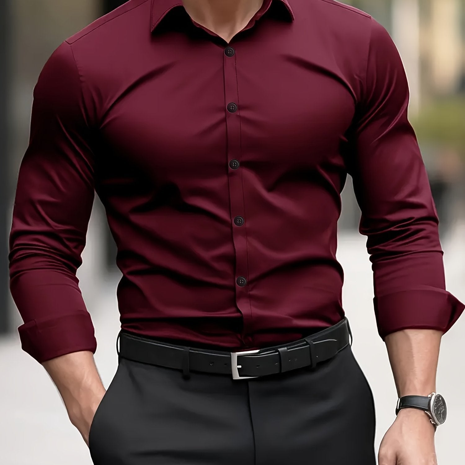 The Sheer Edge Linen Dress Shirt – Men's Semi-Sheer Short Sleeve - Undefyning Lynes