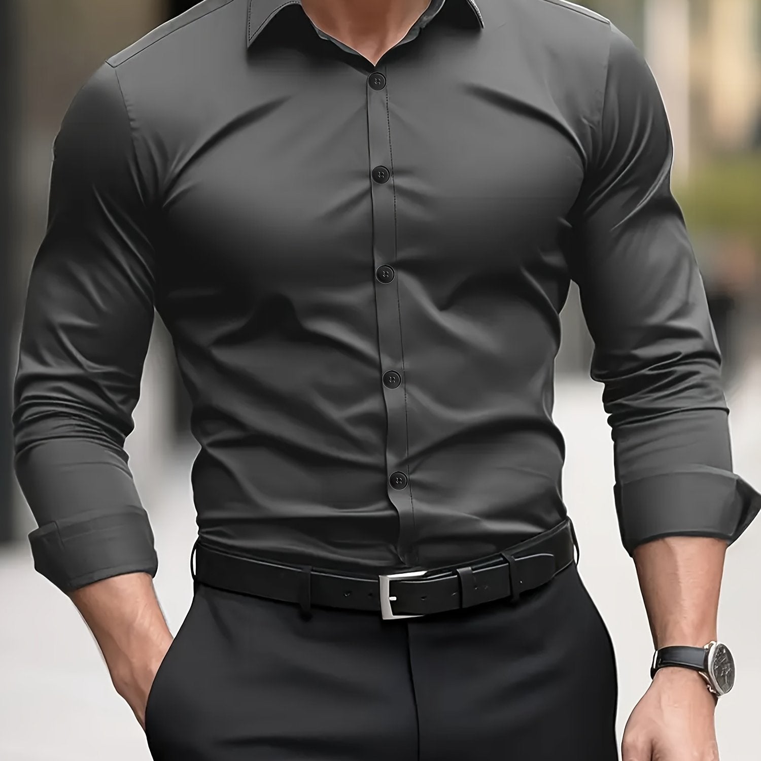 The Sheer Edge Linen Dress Shirt – Men's Semi-Sheer Short Sleeve - Undefyning Lynes